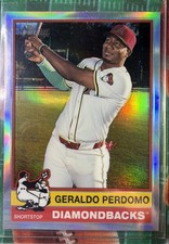 2025 Topps Heritage - Geraldo Perdomo #157 Chrome Refractor