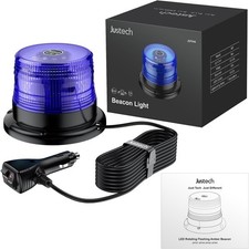 Justech 40 Led Magnetic Strobe Light Beacon Light Emergency Warning Light