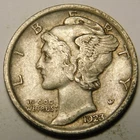 1923 P Mercury Dime EF  "Actual Coin Pictured- Not Cleaned Polished or Dipped"