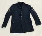 Vintage 1949 WW2 USAAF Wool Military Coat, 40R, Blue Service Dress Tunic, Air