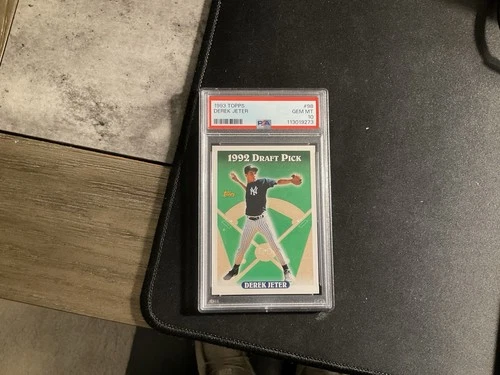 1993 Topps Derek Jeter 1992 Draft Pick Card GEM MT PSA 10