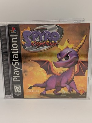 Spyro 2: Ripto's Rage - PlayStation 1 PS1, Gold Foil, Black Label, Complete CIB