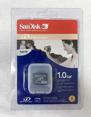 NEW SanDisk Olympus 1 GB Type M xD Picture Flash Memory Card