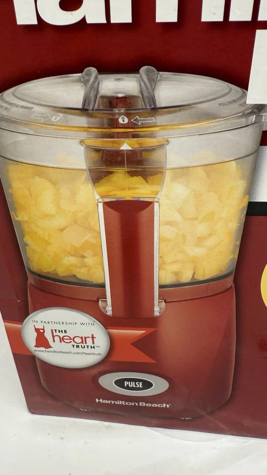 Hamilton Beach Ensemble 72703 Red 3 Cups Food Processor Chopper - Image 3 of 4