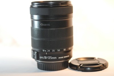 Canon EF-S 18-135mm f/3.5-5.6 IS NICE lens for EOS Rebel T8 T7 T6 80D 90D 70D 7D
