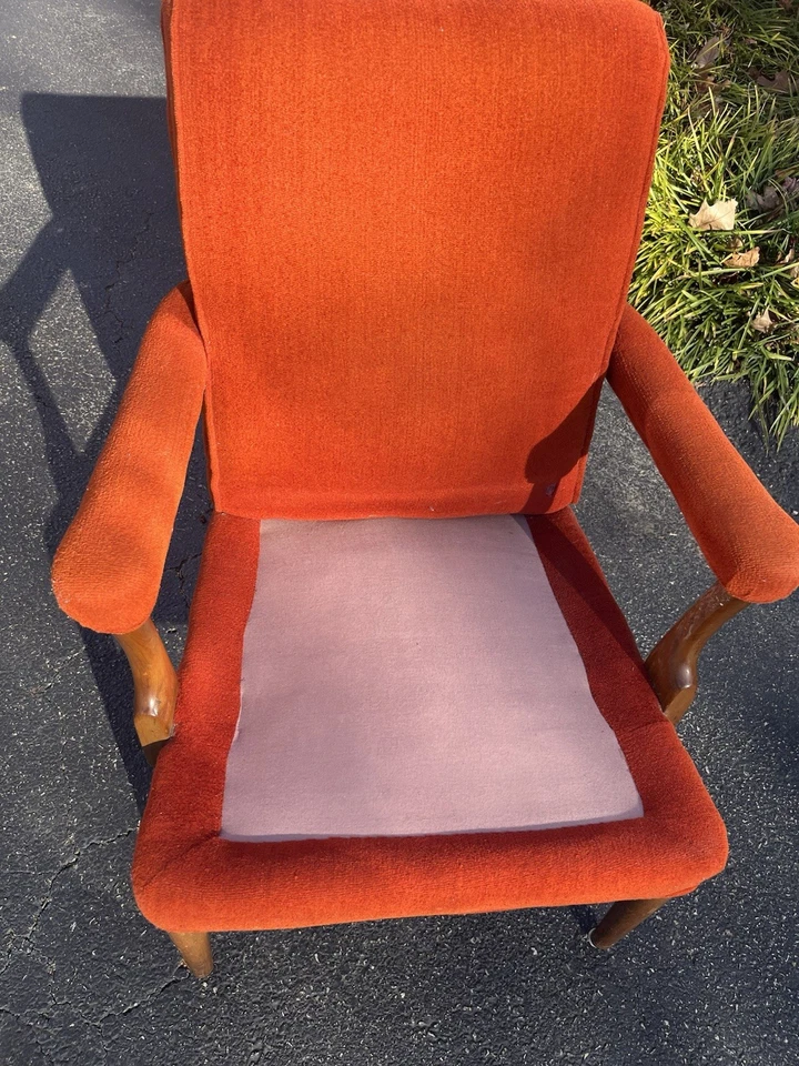 Mid Century Modern Vintage Arm Chair By W H Gunlocke New York 36H x 26W x 24D - Image 3 of 4