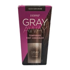 Everpro Gray Away Temporary Root Concealer - Black/Dark Brown, 1.5 oz