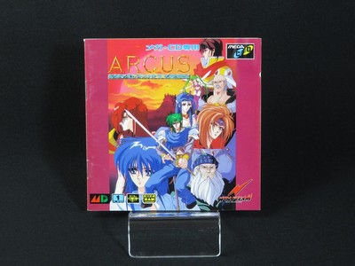 メガCD アークスⅠ・Ⅱ・Ⅲ アークス Ⅰ Ⅱ Ⅲ Tested ARCUS I II III 1 2 3 MEGA DRIVE CD Genesis