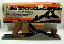 BUCK BROS. 14 INCH JACK PLANE No. C5 Carpenters Smooth 2" Wide Cutter Cast Iron