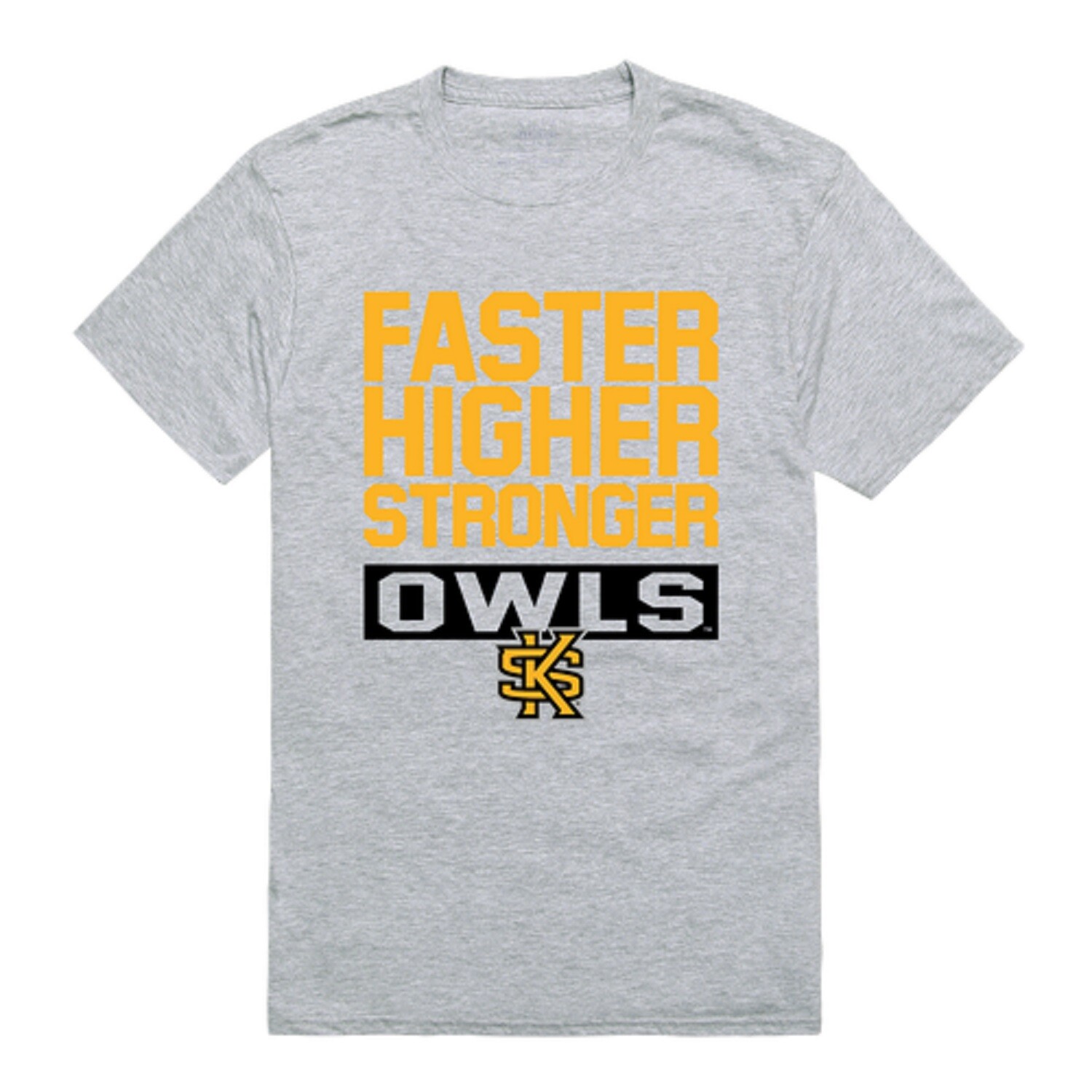 Kennesaw State Owls Retro Long Sleeve T-Shirt – Distressed Vintage Style Tee