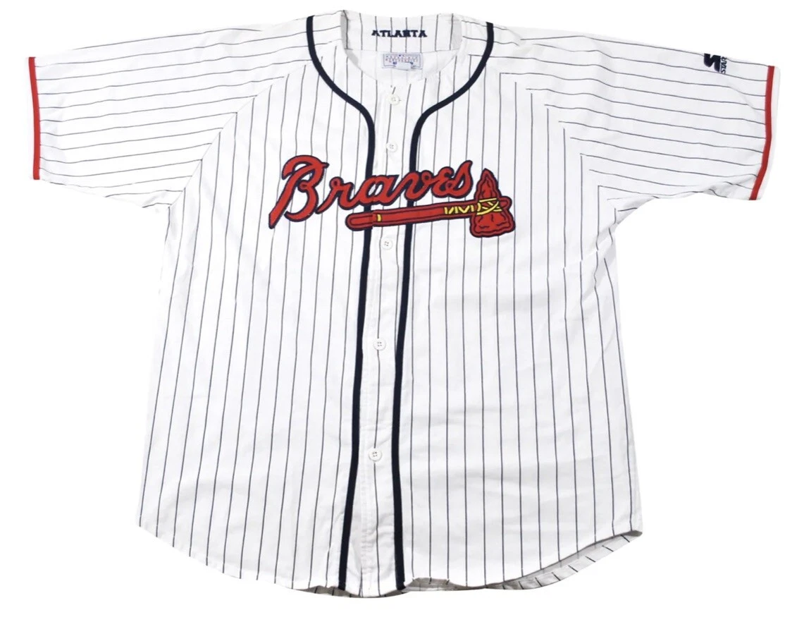 Vintage Atlanta Braves Starter Brand Soft Jersey Size 2X-Large