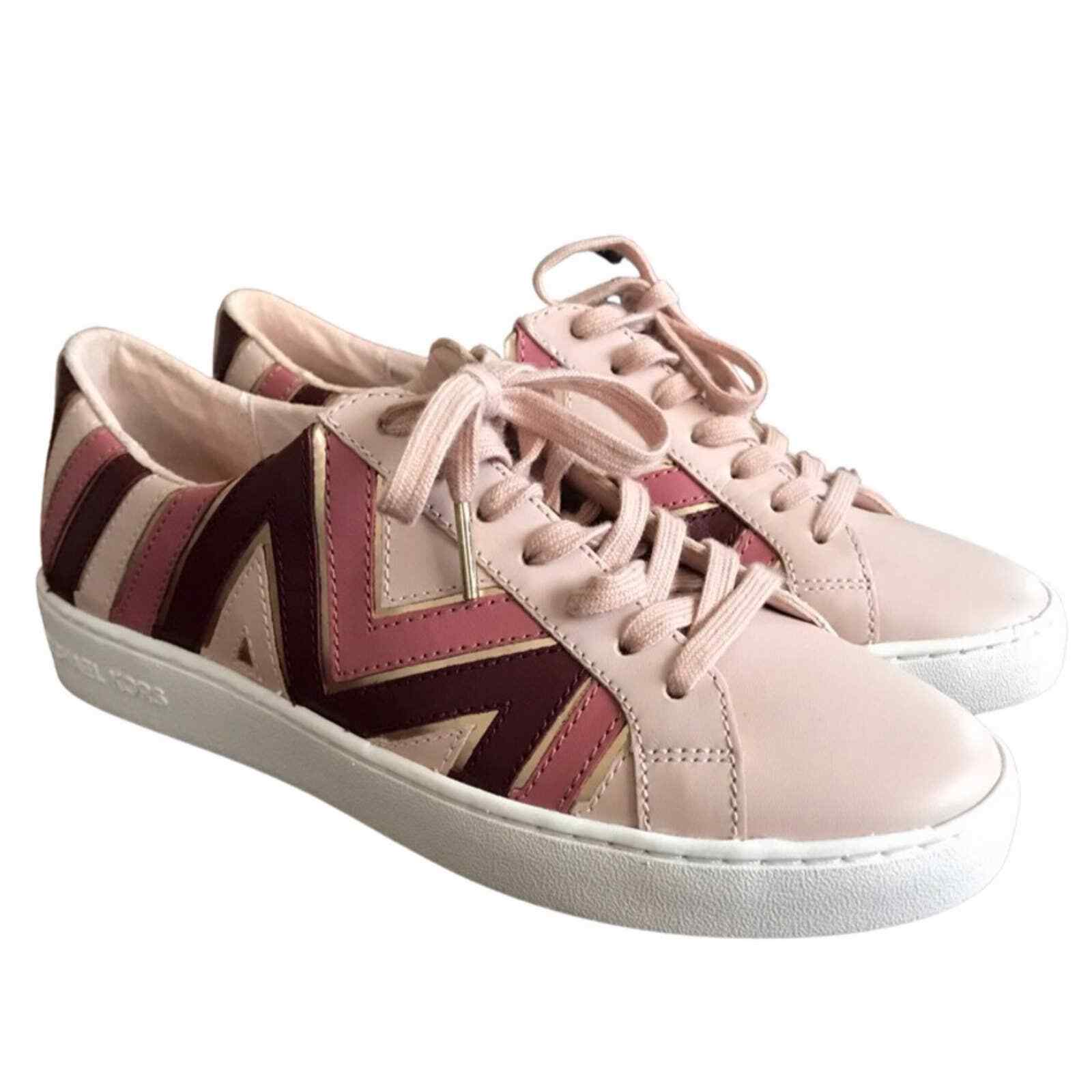 michael kors tennis shoes pink