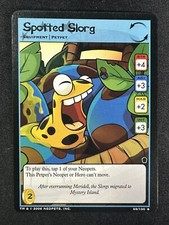 Neopets Spotted Slorg 69/100 The Haunted Woods Petpet Uncommon