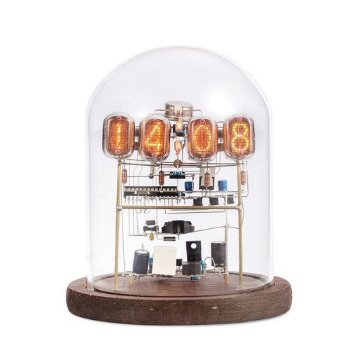 DIY Retro Nixie Tube Clock with Dreamy Ambient Lighting and Transparent Design - Picture 16 of 22