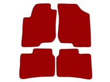 Fußmatten, Autoteppiche für Hyundai i30 I 2007-2012, Rot x14 Rand