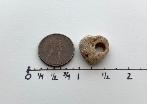 Natural Heart Shaped Beach Holey Rock❤️ Love Charm Fairy Stone Hag Valentine USA - Imagen 7 de 14