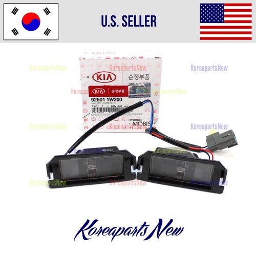 REAR License Plate Light Left + Right Side ⭐OEM⭐ 925011W200 Kia Rio