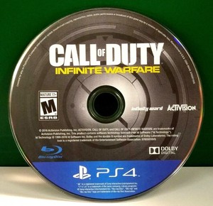 Call Of Duty Infinite Warfare Sony Playstation 4 16 Disc Only Ebay