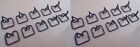<!--F#f_0-->20 OLD SCHOOL BELT/HOOD MOLDING CLIPS! FITS 1930-50's CARS AND TRUCKS<!--F/-->