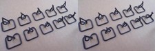 20 Old School Belthood Molding Clips Fits 1930-50s Cars And Trucks