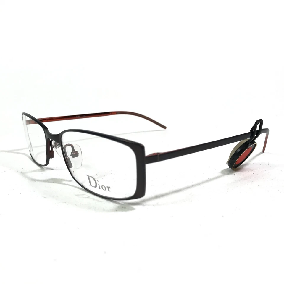Christian Dior Eyeglasses Frames CD3600/N Brown Red Rectangular 53-18-135 - Image 4 of 4
