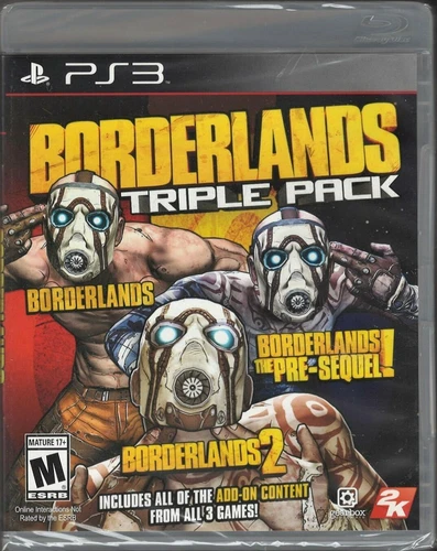 Borderlands Triple Pack PS3 (Brand New Factory Sealed US Version) PlayStation 3,