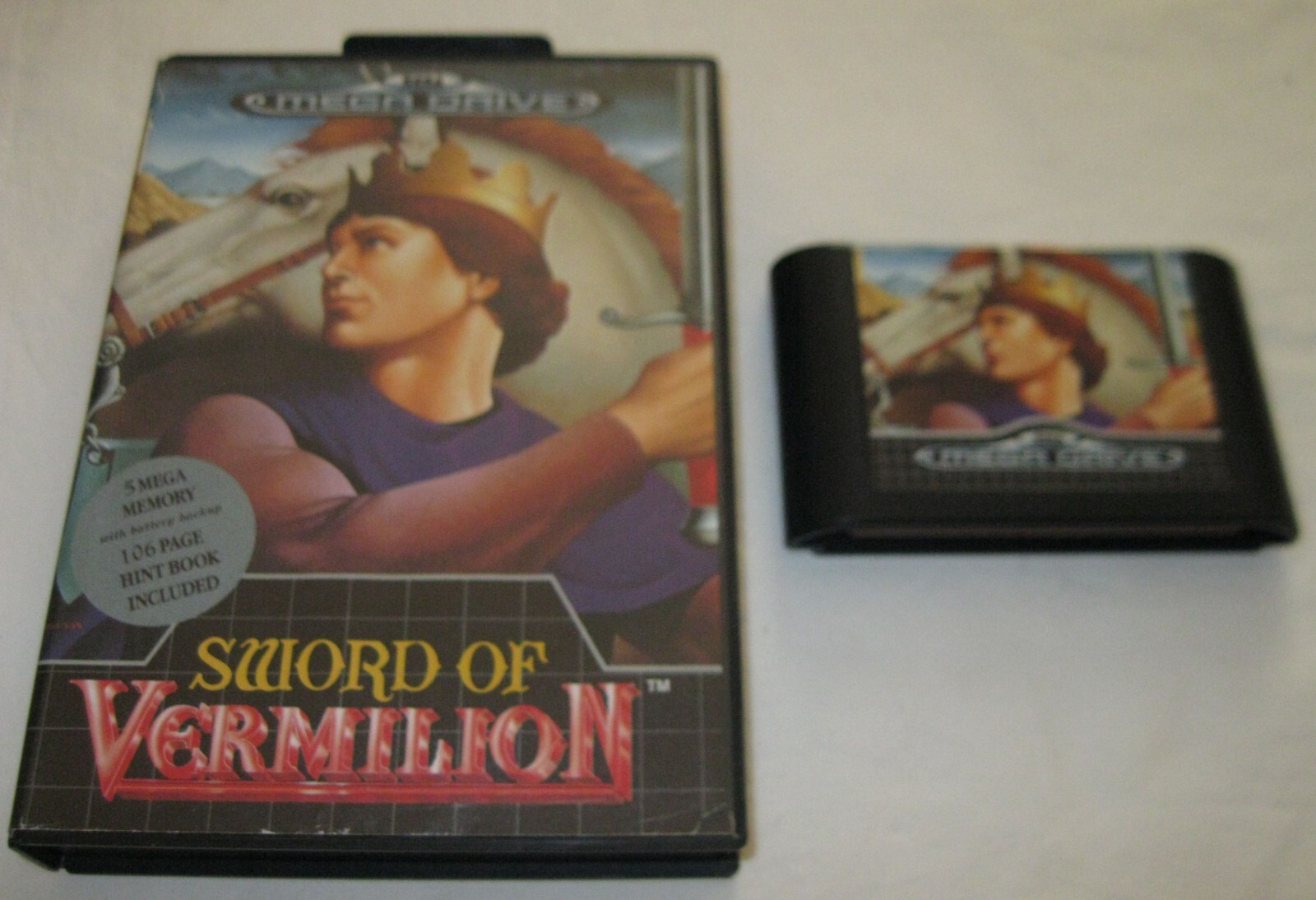 sword of vermilion authentique version originale sega megadrive
