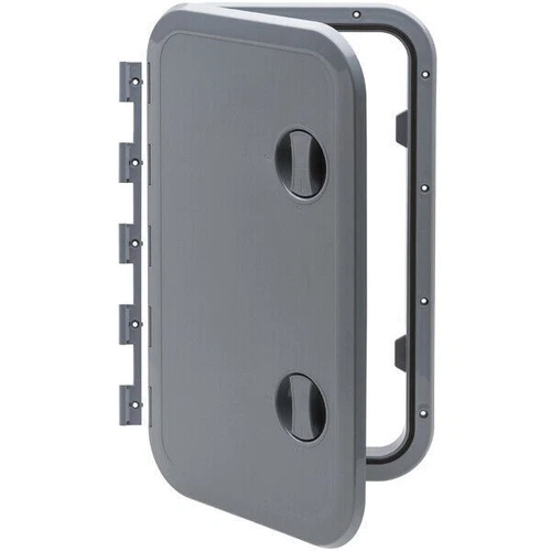 Access Hatch, Grey Boat Storage Hatch, 606 x 357mm Marine Deck, Caravan Hatch,