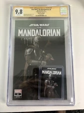 STAR WARS THE MANDALORIAN #8 EM GIST MEGACON EXCLUSIVE CGC SS 9.8 | COMP COPY!