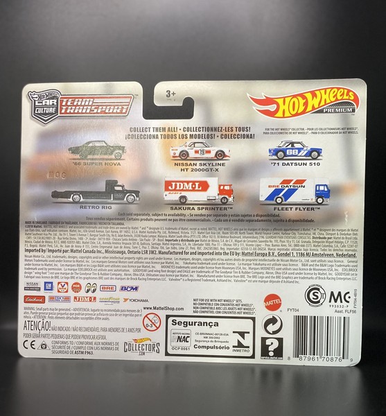 NUEVO Hot Wheels Premium Team Transport Nissan Skyline 2000GT-X y Sakura Sprinter 2