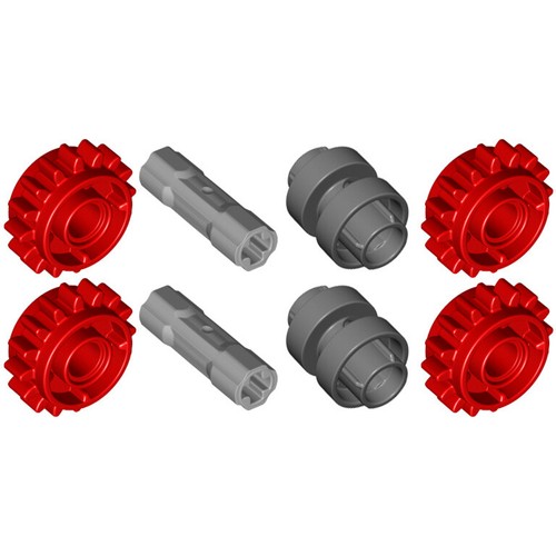Lego Technic Bricks 8x Clutch Gear Shifter (Makes 2 Sets) 18946 18947