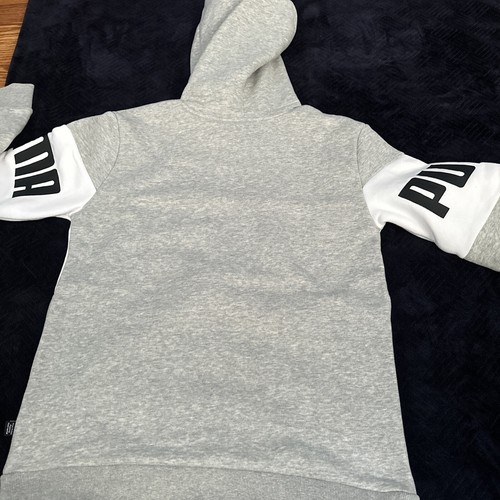 PUMA Boys Youth Fleece Pullover Hoodie Sweatshirt Size: 7/8, 10/12, 14/16 - Picture 10 of 24