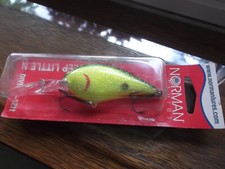 USA Made Bill Norman Deep Little N 12 Footer Chartreuse Black Scale