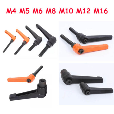 M4 M5 M6 M8 M10 ~ M16 Machine Handle Adjustable Clamping Lever Male Female Knob