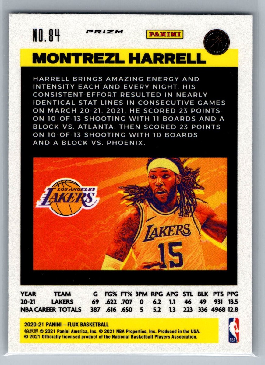 カービィ 2020-21 Panini Flux #84 Montrezl Harrell Fanatics Cracked