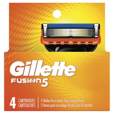 Lames De Rasoir Gillette Fusion5 Power - Lot De 32 Pièces (4 Packs De 8) - Neuf Sous Emballage
