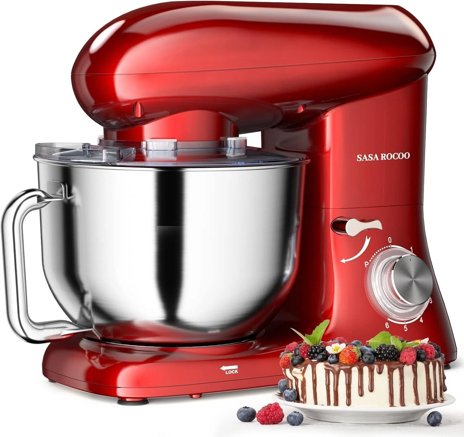 Mixer 1500W/1800W+ Electric Hand Mixer, 5-Speed Performance Premium Handhe
Opens in a new window or
