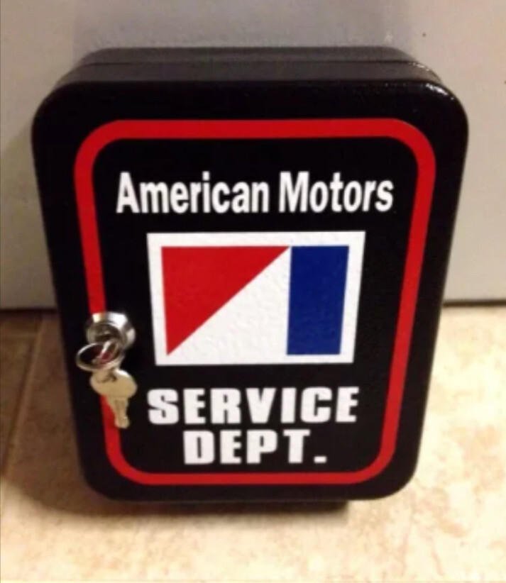 Key Lock Box Labels American Motors Key Box Service Station Lock Box Steel Key Cabinet ...