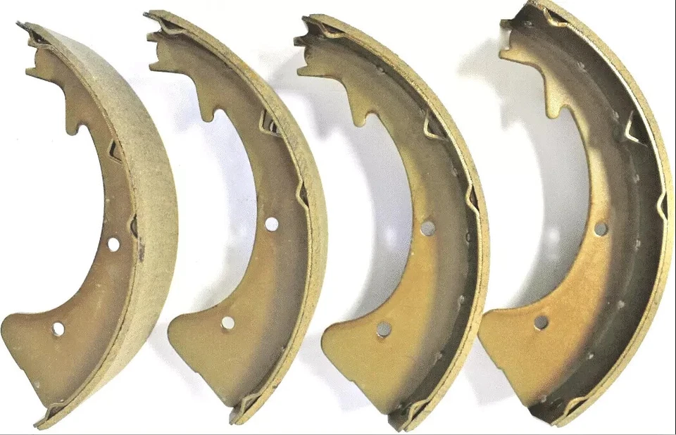 Zapatas de freno de tambor delanteras/traseras y conjuntos de forro para Chrysler Newport 1958 Foto 2 de 4