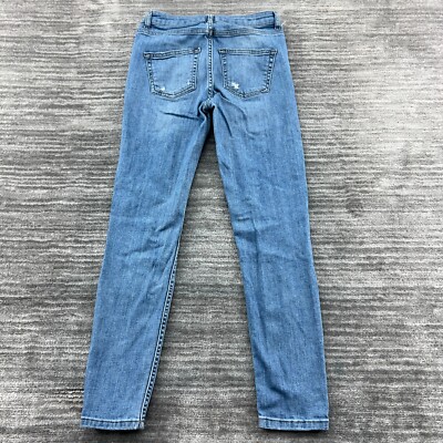 Jean Bleu Femme Topshop - Taille W25 L30, Occasion En Très Bon état
