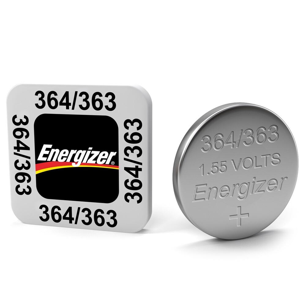 Energizer 364/363 AG1 SR621SW 1.55V Silver Oxide Watch Battery x 1 *Genuine*