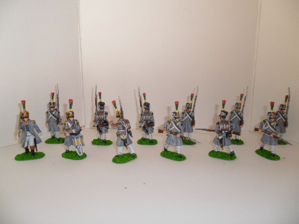 Soldat 1er empire France voltigeurs de la garde impériale pour vitrine historique