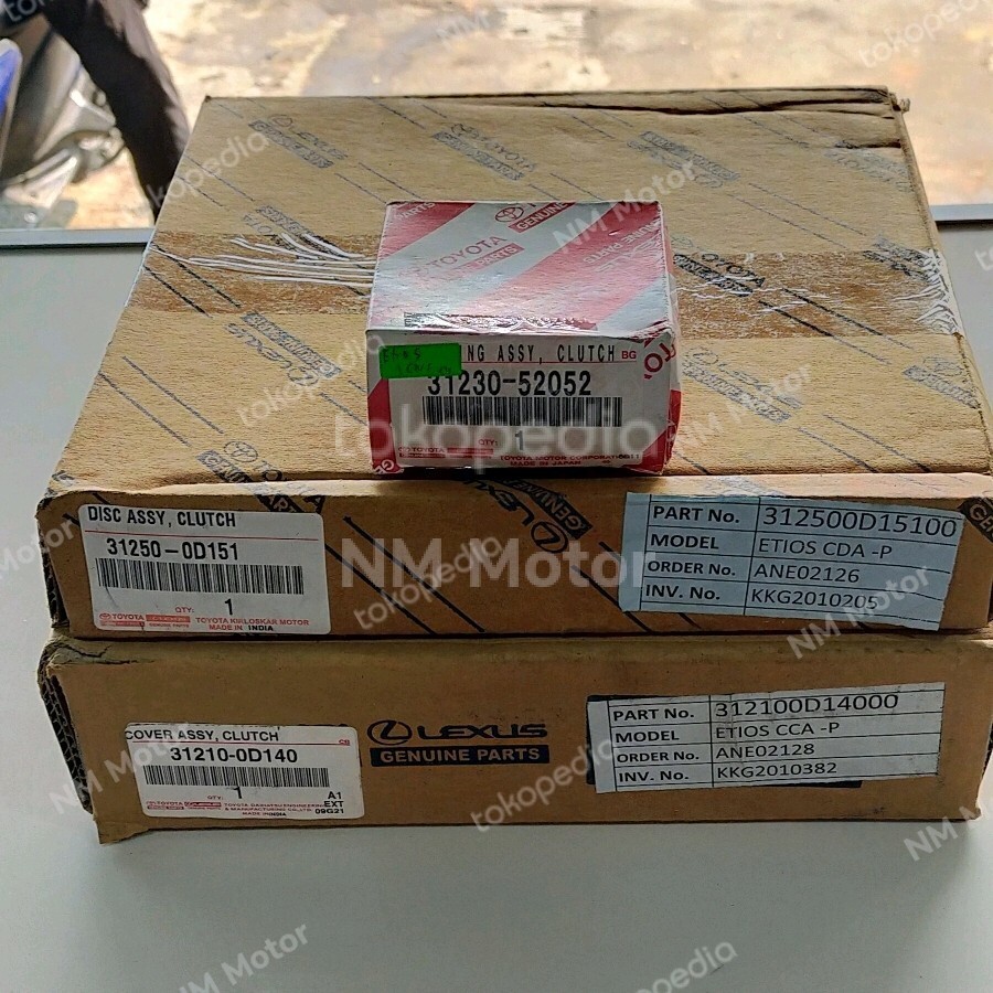 Genuine Clutch Set Disc Cover Bearing Toyota Etios Valco made in India OEM eBay