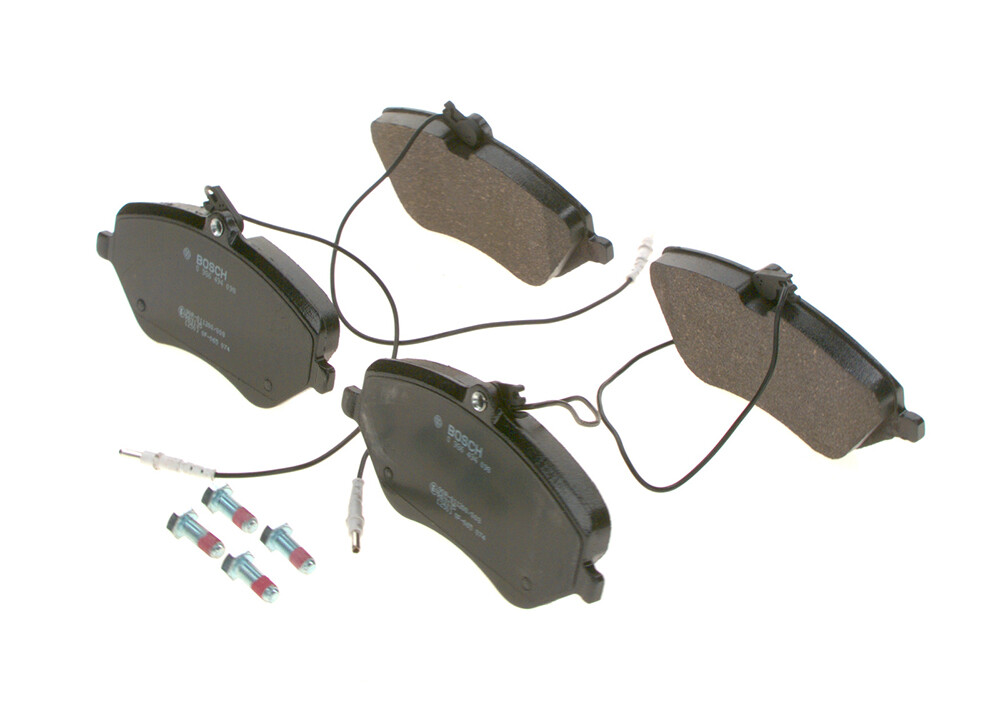 Plaquettes de frein avant Bosch BP1008 à friction stable et réduction des bruits