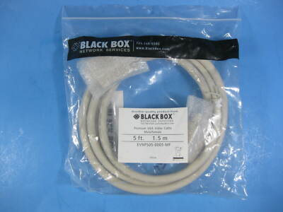 Blackbox Premium VGA Video Cable Male Female 5' -- EVNPS05-0005-MF -- New