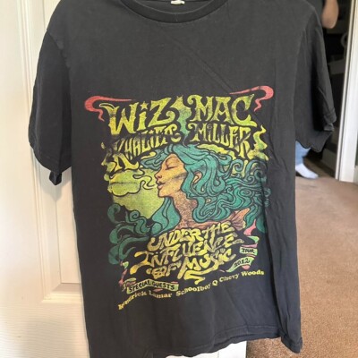 Mac Miller X Wiz Khalifa UNDER THE INFLUENCE TOUR concert shirt AN51249