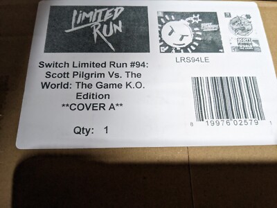 Scott Pilgrim Vs The World: The Game Edition (Switch) LRG Limited Run  Games 819976025791|
