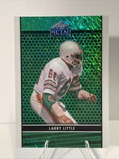 Larry Little 2024 Leaf Football 1/1 Green Shimmer One of One