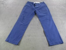 Polo Ralph Lauren Pants Mens 36x32 Blue Classic Fit Chino Casual Cotton Twill