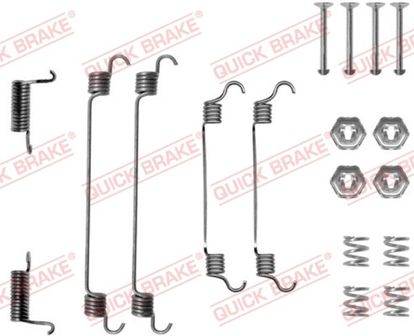 ZubehöRsatz Bremsbacken Quick Brake 105-0737 FüR Primera Nissan P10 Hatchback-image